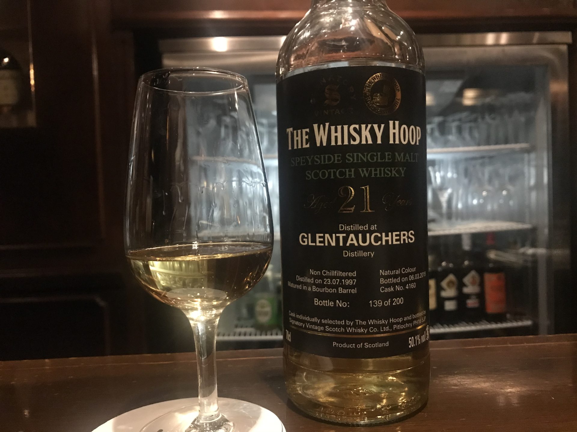 グレントファース21年 シグナトリー for THE WHISKY HOOP