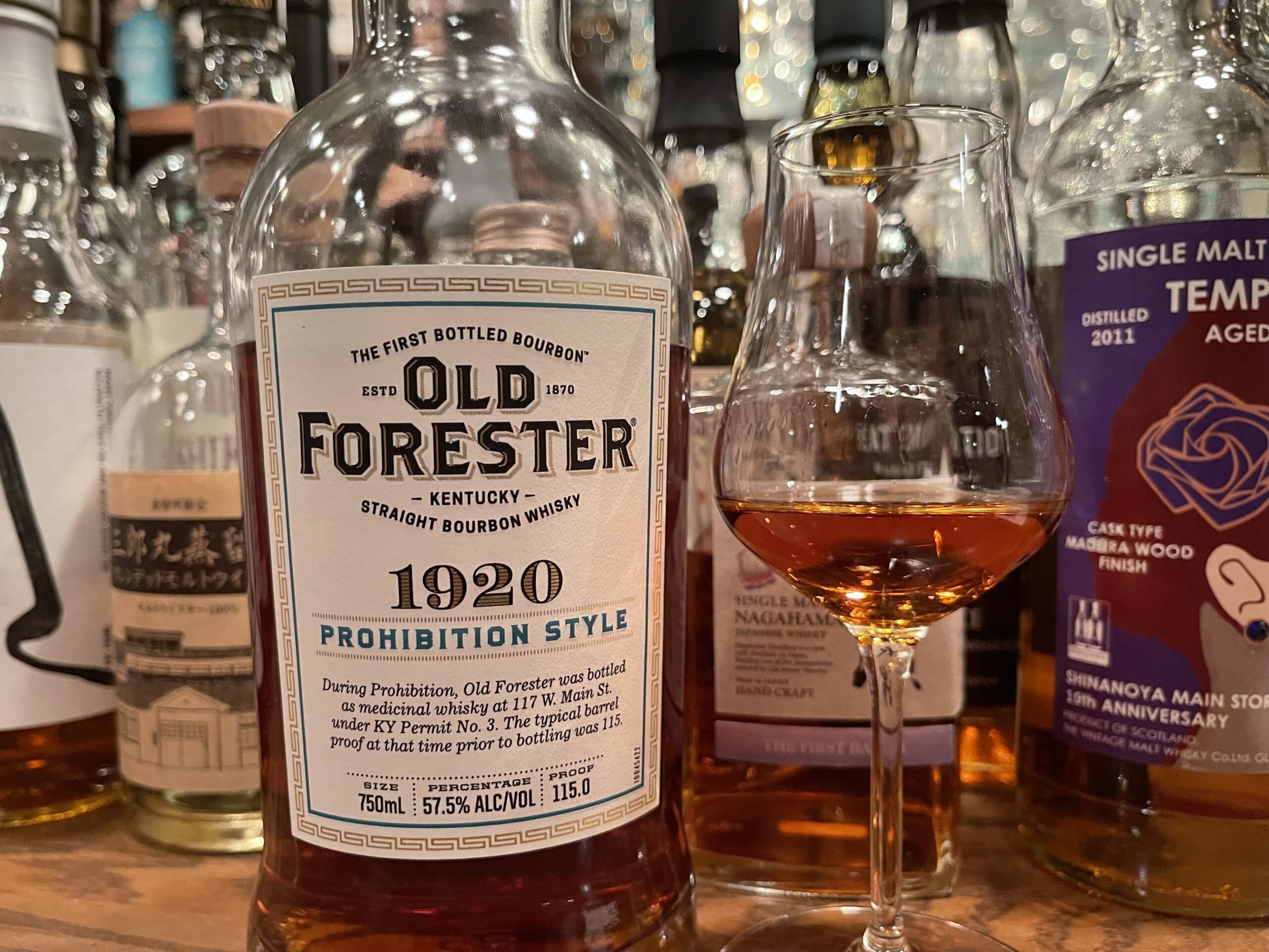オールドフォレスター 1920 プロヒビションスタイル 57.5度 4本 Old_Forester_-_1920_-_750ml_-