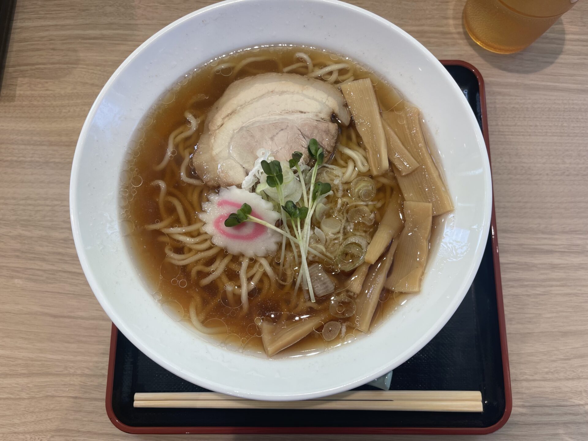 東北自動車道　上河内SA（上り線）「上河内醤油ラーメン」