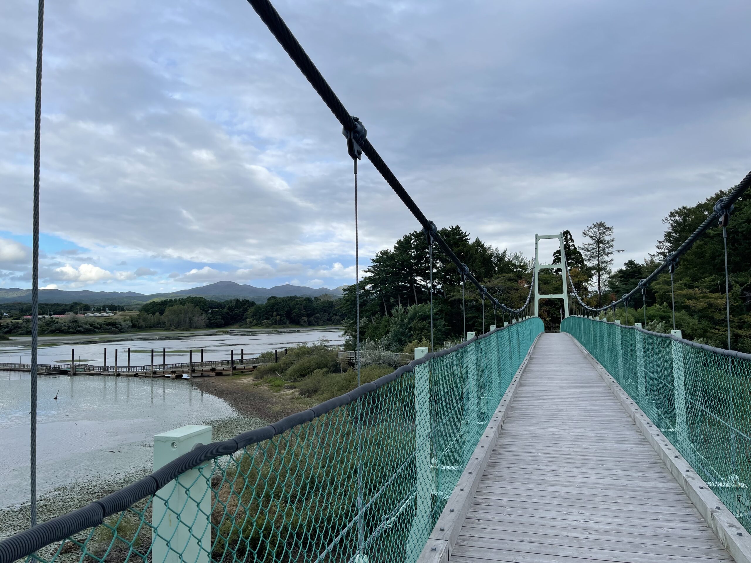 芦野公園の吊り橋