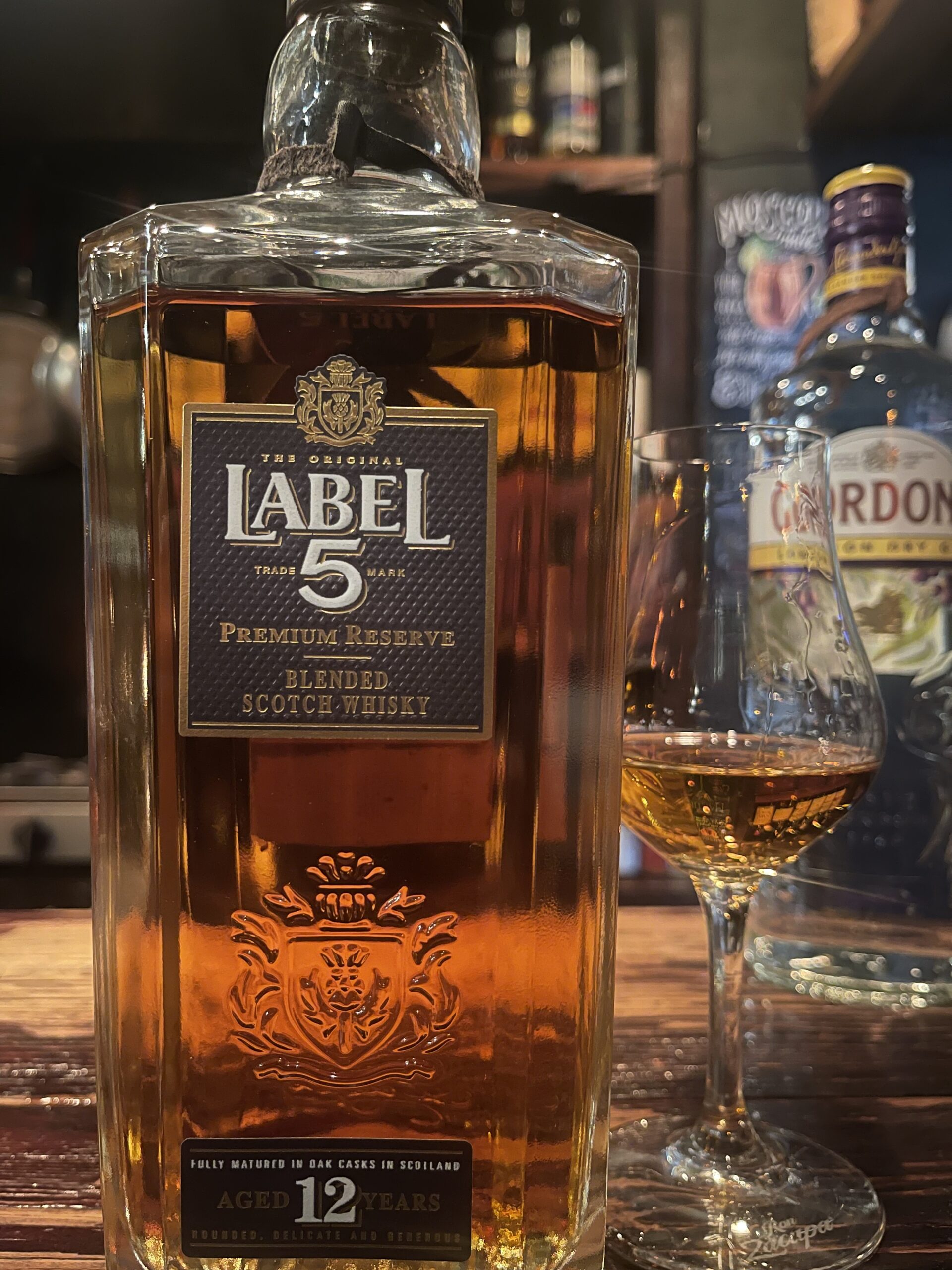 ラベル5 12年をテイスティング