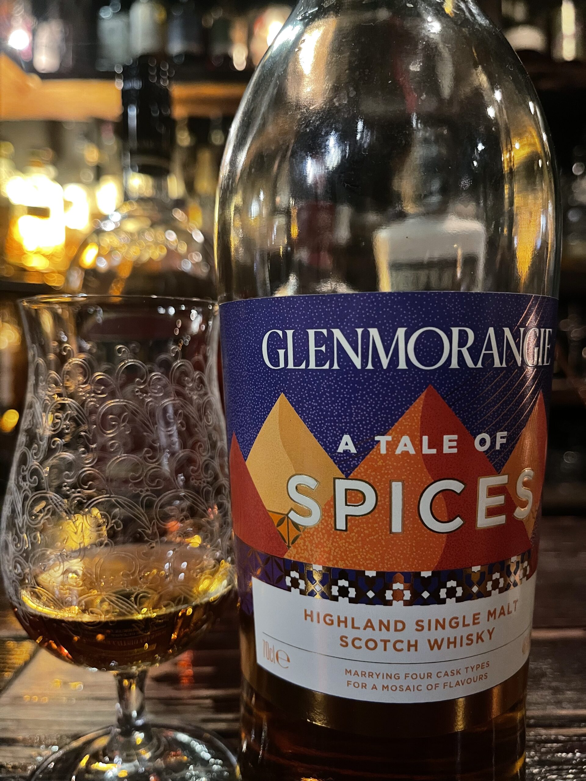 グレンモーレンジ スパイスをテイスティング