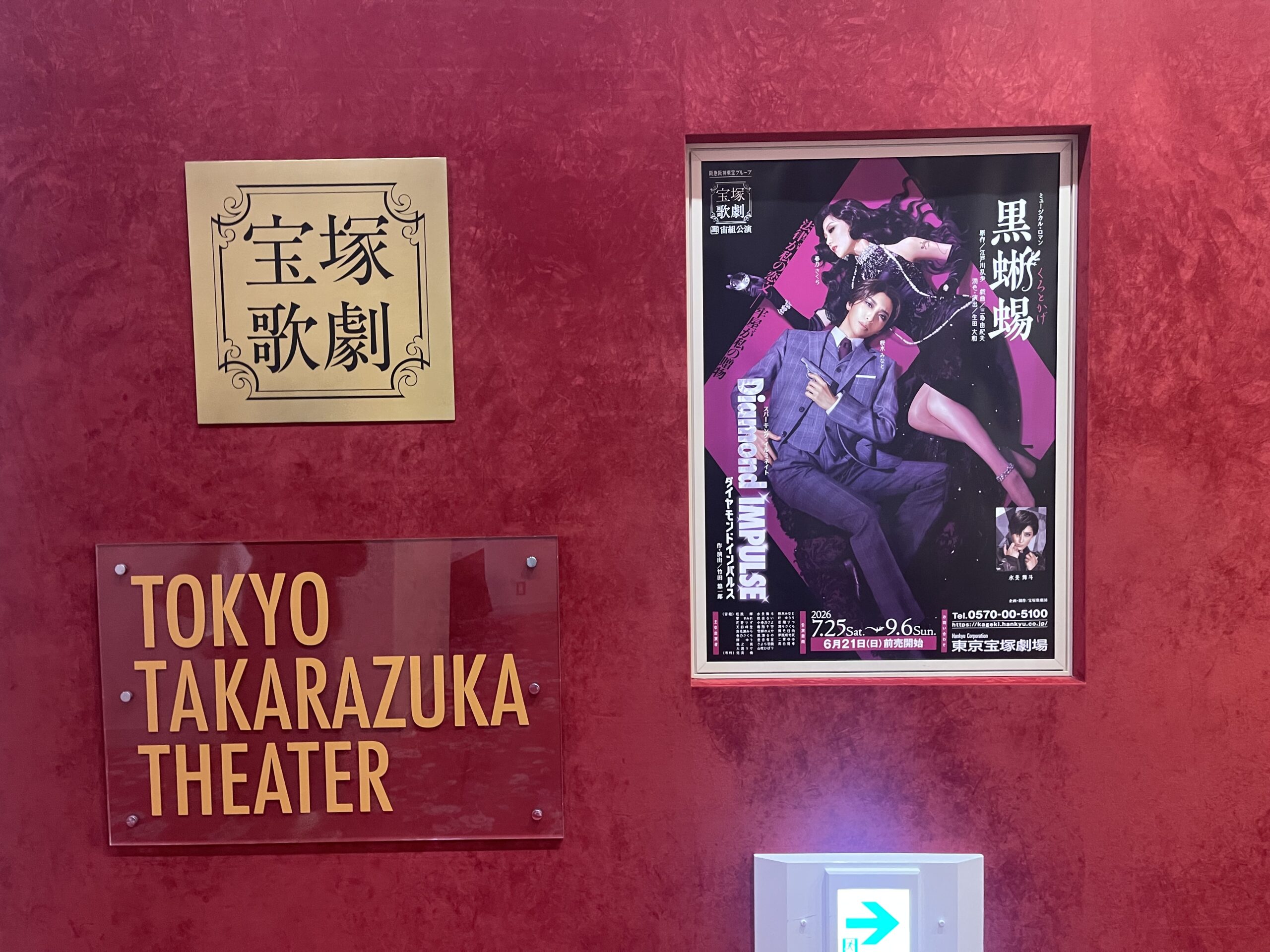 宝塚宙組『黒蜥蜴』桜木みなと＆春乃さくら